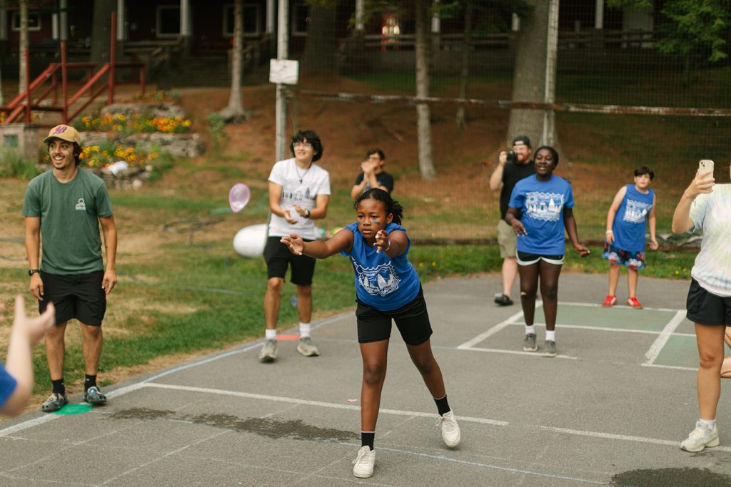 children Pass the Balloon